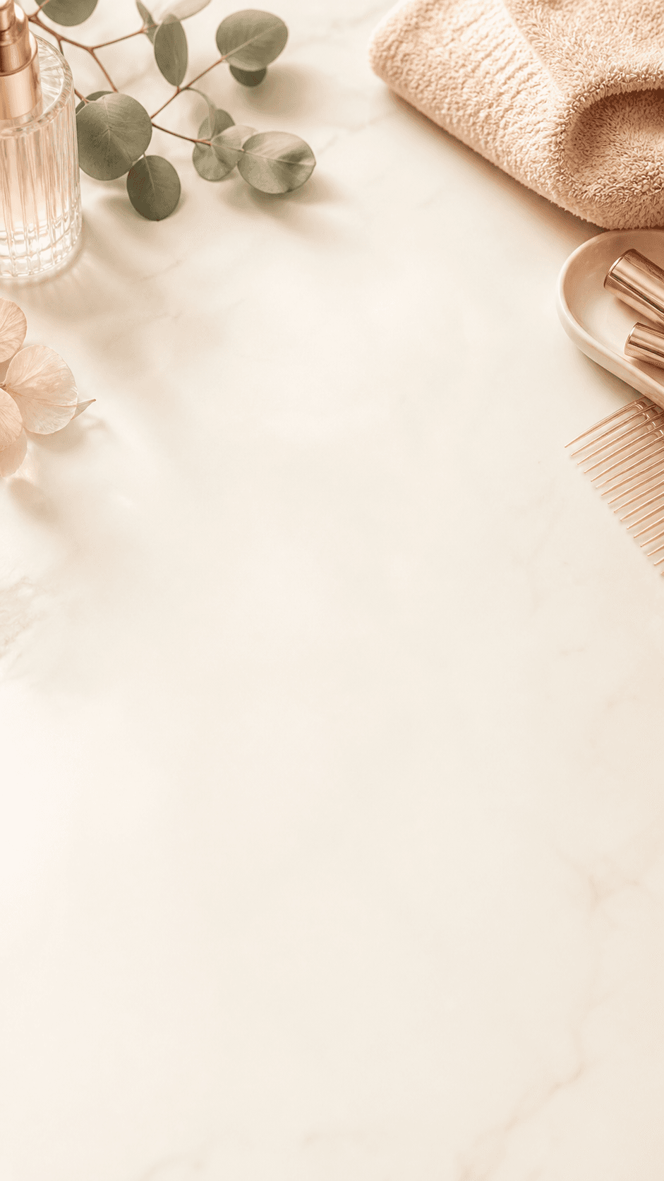 Elegant beauty salon setting